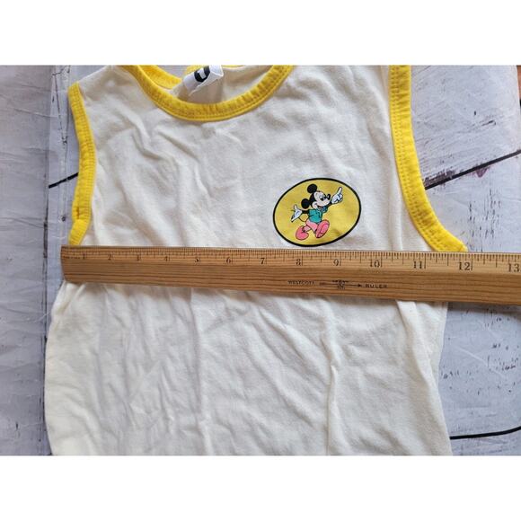 Yellow Mickey Mouse Tank Top Toddler Kids L Disney/pixar - Picture 5 of 7